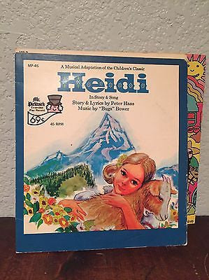 Heidi: Historia y canción | Muy buena (VG) Muy buena plus (VG+)