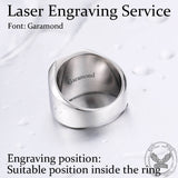Philosopher Stone Stainless Steel Occultism Ring