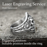 Kraken Octopus Stainless Steel Skull Ring
