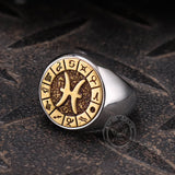Pisces Stainless Steel Ring