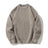 Mens Vintage Grandpa Aesthetic Sweaters Crewneck Knitted Sweatshirt Pullovers Y2K Grunge Clothing Korean Streetwear (TanMedium) - Lootquake