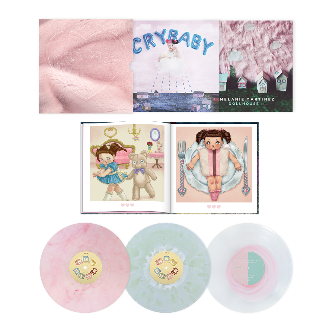 (PRE-ORDER 10/24/25) Cry Baby(10th Anniversary)(CLEAR, COKE BOTTLE GREEN, PINK VINYL) | Mint (M) Mint (M)
