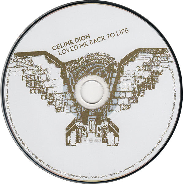 Loved Me Back To Life (CD) | Excellent (EX) Excellent (EX)