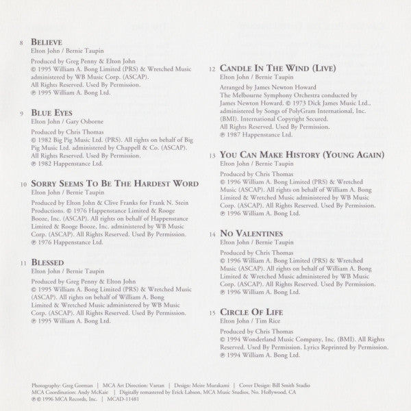 Love Songs (CD) | Near Mint (NM) Near Mint (NM)