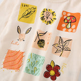 Baby Girl Print Pattern Thin Style Autumn New Style Shirt