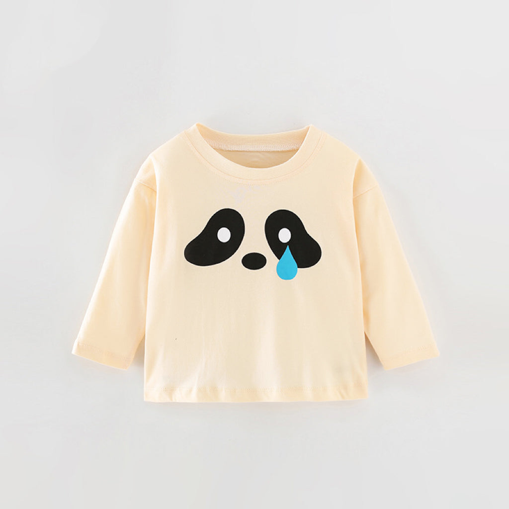 Baby Cute Pattern Solid Color Long Sleeve Spring Autumn Shirt