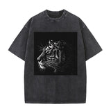 Psychedelia Tiger Washed Short Sleeve T-shirt