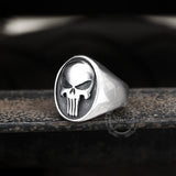 Punk Designed Skull Head Stainless Steel Ring