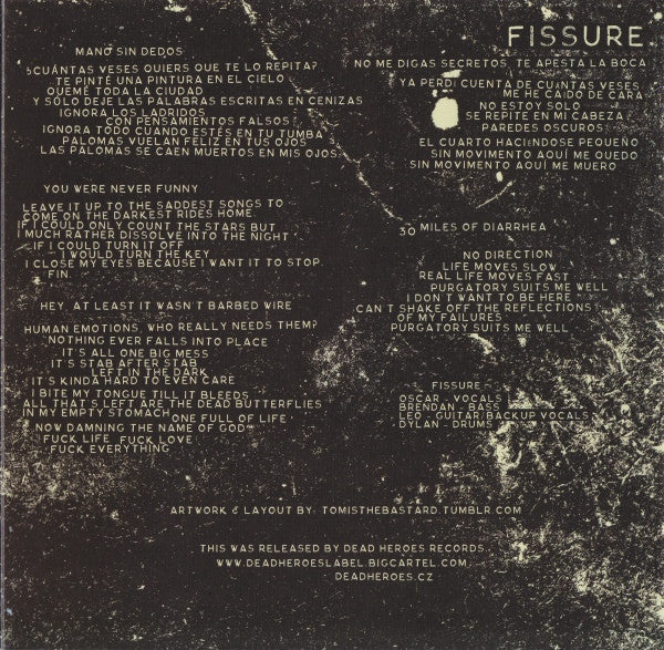 Gets Worse / Fissure Split (BLUE VINYL 7") | Mint (M) Mint (M)