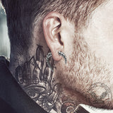 Punk Animal Fangs Stainless Steel Earrings