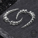 Punk Animal Fangs Stainless Steel Earrings