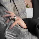 Punk Armor Fingertip Metal Nail Ring