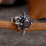 Punk Cross Gemstone Stainless Steel Earrings