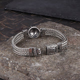 Punk Dragon Head Stitching Stainless Steel Bracelet