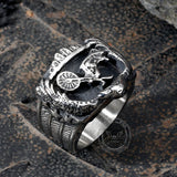Punk Eagle Motorcycle Stainless Steel Biker Ring