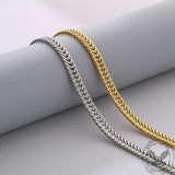 Punk Keel Chain Jewelry Buckle Stainless Steel Necklace