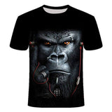 Punk Orangutan Polyester T-Shirt