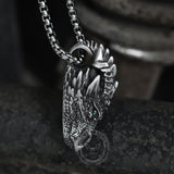Silver Dragon Pure Tin Necklace