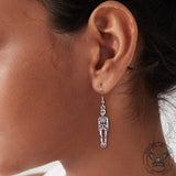 Punk Skeleton Bones Stainless Steel Earrings