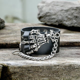 Punk Skeleton Hand Alloy Bracelet