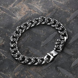Punk Skull Stainless Steel Bracelet