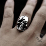 Distorted Soul Stainless Steel Skull Ring