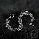 Punk Style Stainless Steel Skull Bracelet