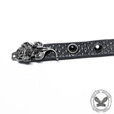 Python Pattern Rose Buckle Choker Necklace