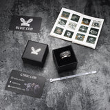 Python Scale Stainless Steel Snake Ring