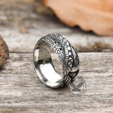 Python Scale Stainless Steel Snake Ring