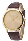 Fashionable Business Leather Belt Quartz Watches (Couple) - Lootquake
