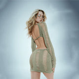 Mini Backless Bodycon Lady Dresses - Lootquake