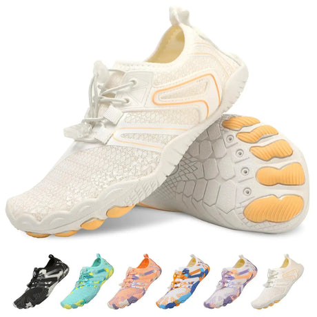 EWUHA Water Shoes for Women Mens Barefoot Shoes Quick Dry Swim Shoes Beach Shoes Womens Water Shoes Adult Non-Slip Sports Aqua Shoes for Beach River Pool Lake Hiking Kayaking Surfing Diving Walking - Lootquake