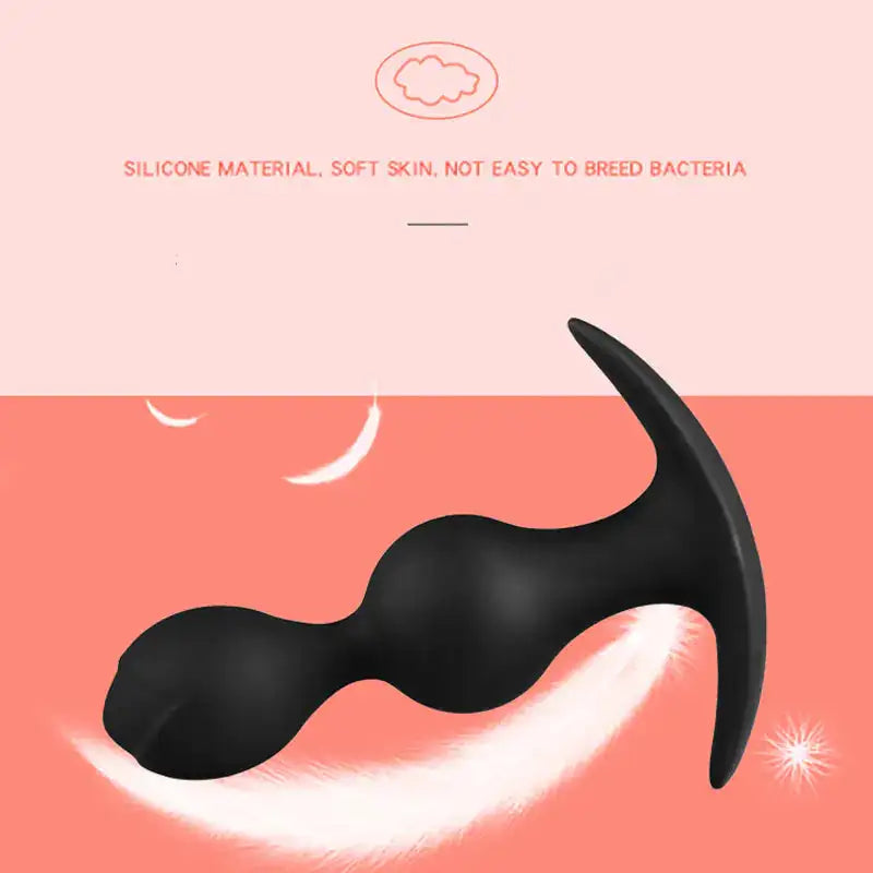 Anal Beads and Plug for Couples - Adult Toy - Lootquake