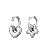 XINGX Earrings Stainless Steel Glossy Earrings - Lootquake