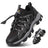 Eggseed Boys Shoes Boys Sneakers Light Weight Outdoor Shoes Non-Slip Boys Water Resistant Hiking Shoes Rubber Children Casual Shoes Breathable FitnessBig Kids Shoes Size 7 Black Silver - Lootquake