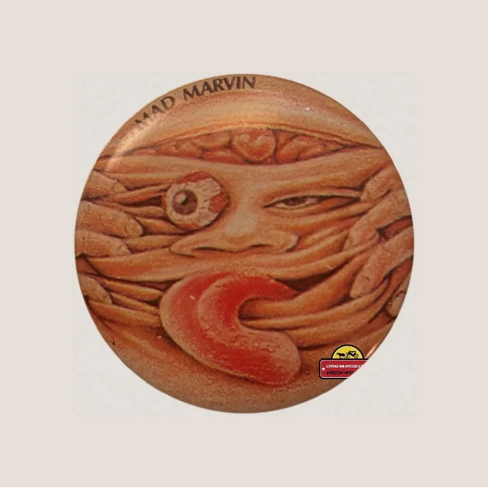 Radical 80s Garbage Pail Kids Inspired Mad Marvin Collectible Pin