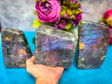 2 Lb+ Purple Labradorite crystal Freeform, Rainbow Labradorite, White Labradorite