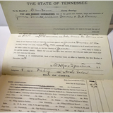 Rare 1895 Tennessee Supreme Court Case Document From Nashville