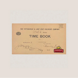 Rare 1910 Pittsburgh And Lake Erie Railroad Time Book Unearthed