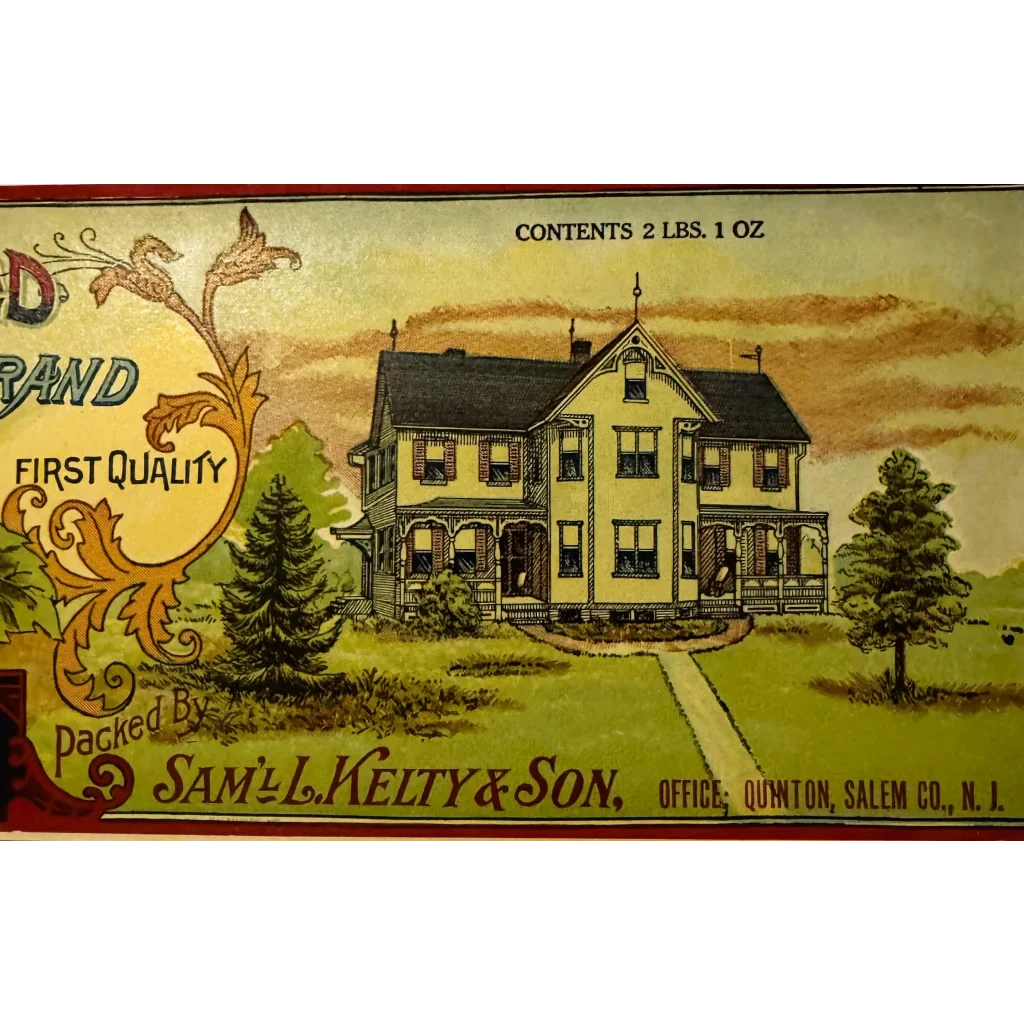 Rare 1910s Salem County Tomato Label Defies Time