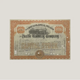 Rare 1915 Chicago Rock Island Pacific Railroad Stock Certificate