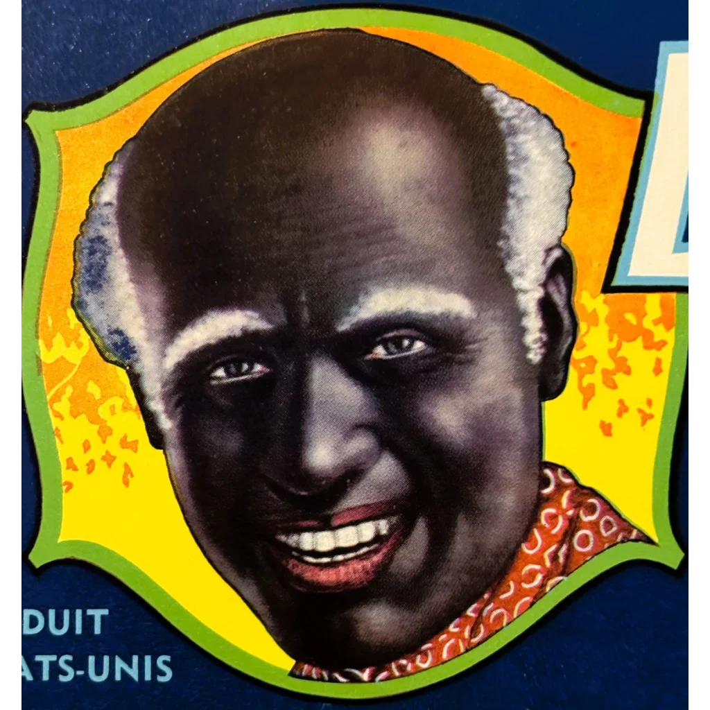 Rare 1920s Americana Fruit Label Captures Bygone Era