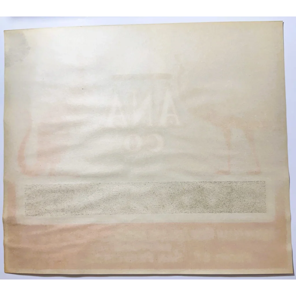 Rare 1920s Ana Emu Label from San Francisco's Aussie Trading