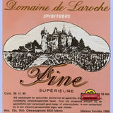 Rare 1930s Laroche Spiritueux Label Showcases Elegant Castle