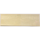 Rare 1930s Locomotive Engineer Crate Label from Fresno