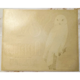 Rare 1930s Snow Owl Apple Crate Label from Yakima Washington