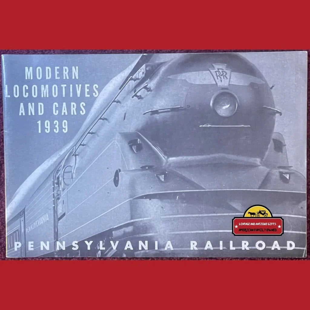 Rare 1939 Pennsylvania Railroad Sales Brochure Antique Gift
