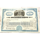 Rare 1940s Erie Railroad Stock Certificate Unearths NY History