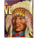 Rare 1940s Pala Brave Sunkist Label Bursts with Vintage Charm